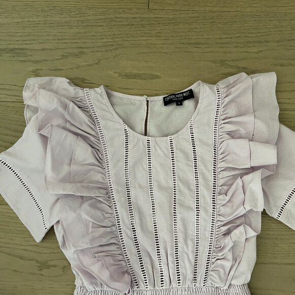 Central Park West NY Lilac Short Dress, Size Small - Picture 3 of 6